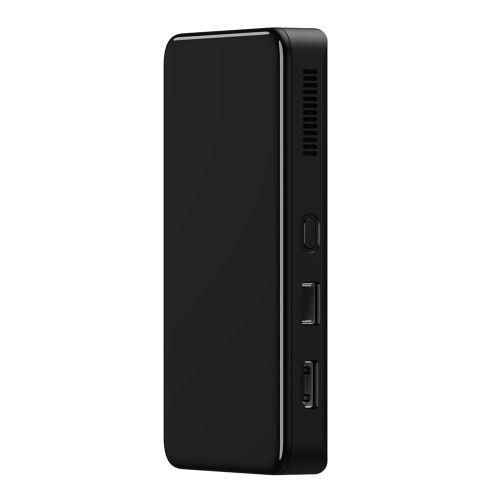 S90 DLP Android 9.0 1GB 8GB 4K Mini WiFi Smart Projector, US Plug(Black)