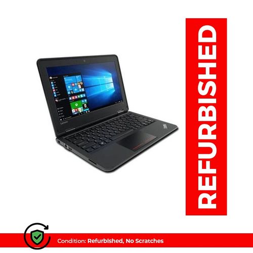 Lenovo Thinkpad Refurbished 11E 11.6" Mini,128GB SSD, 4GB RAM, Windows 10 - Black