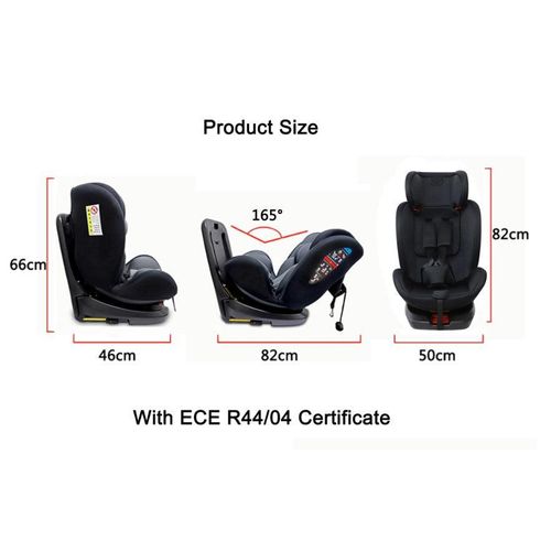 Car Seat 360° 0-12 Years 0-36kgs Rotation safety Seat