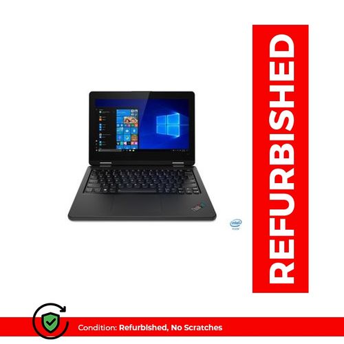 Lenovo Refurbished 11e 11.6" Inch 4GB RAM 4hours 128GB SSD-Black