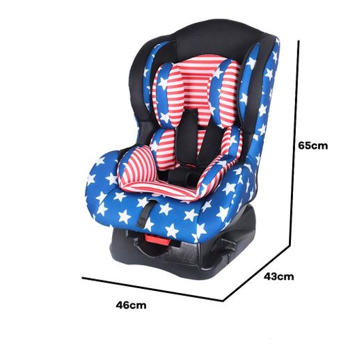 Baby seat seat adjustable from 0-4 years (0-18kg) Red Blue