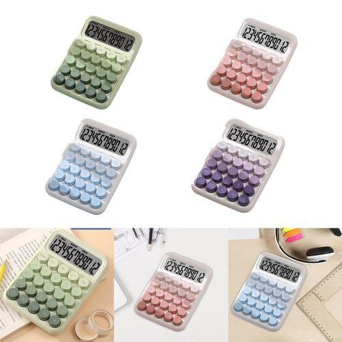 Mechanical Switch Calculator Handheld Gradient Green
