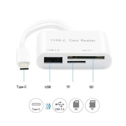 D158 USBC to USB SDMicro SD Card Reader