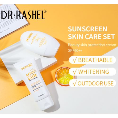 Dr Rashell Hydrating & Anti-aging Sun Protection Kit kit Sunscreen Repair Dual-use Suit- Sun Protection & After Sun Set
