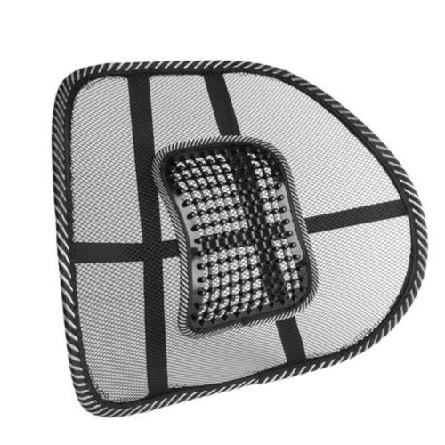 Breathable Pillow Mesh Car/Office Chair Seat Back Support-Black&White