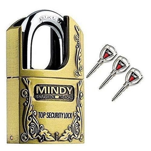Mindy Padlock For Safety Locks And Security -Gold