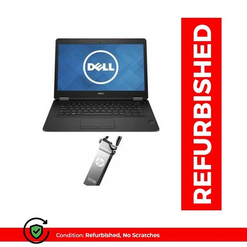 DELL Refurbished 7470 core i5 8gbram 512 SSD Plus 32 GB Flash disk Fingerprint sensor and microsoft office