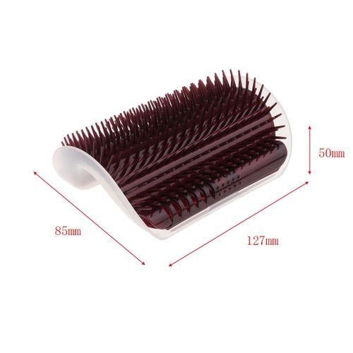 2Pcs Dog Cat Kitten Self Groomer Grooming Brush W Catnip Massager Toy