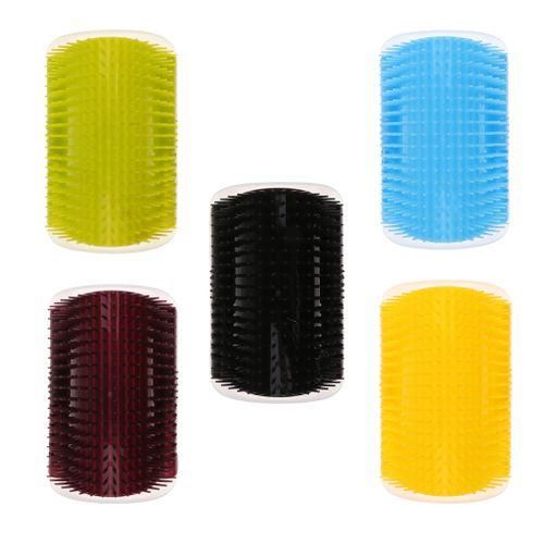 2Pcs Dog Cat Kitten Self Groomer Grooming Brush W Catnip Massager Toy