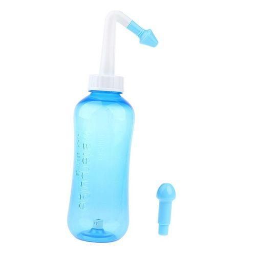 Manual 500ml Nasal Rinsing Bottle Nasal Irrigation Neti Pot Nose Wash