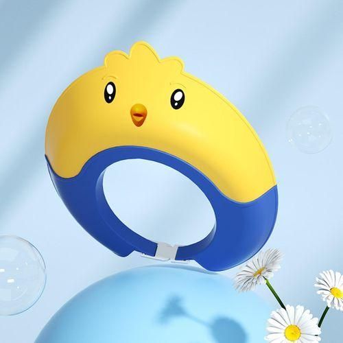 Kids Shower Cap Washing Hair Silicone Shower Visor Yellow