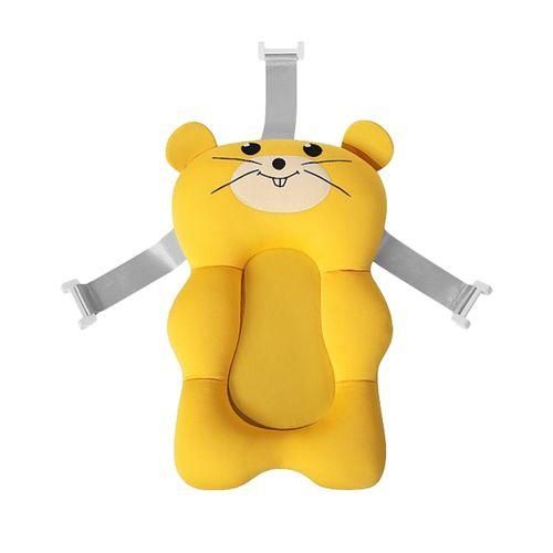 Bath Support Seat Baby Bath Seat Support Mat For Newborn Infant Yellow