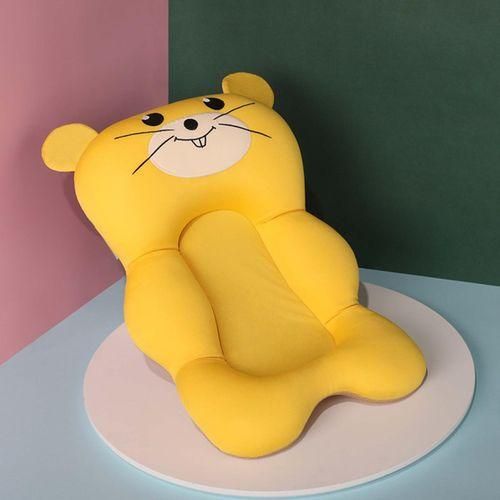Bath Support Seat Baby Bath Seat Support Mat For Newborn Infant Yellow