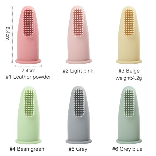 2  Toothbrush Children  Clear Massage Oral