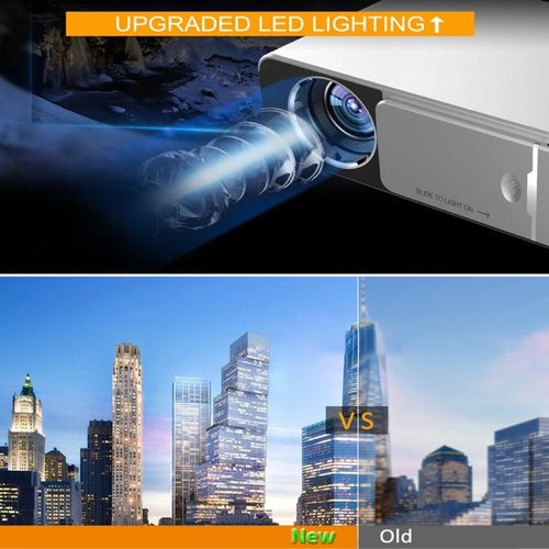 T6 2000ANSI Lumens 1080P Mini HD Projector