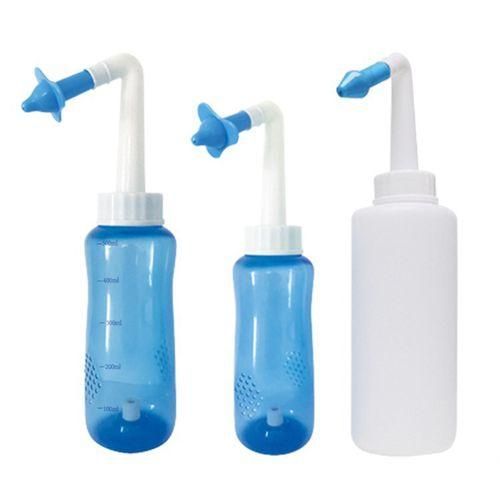 Neti Pot Sinus Rinse Bottle Nose Wash Cleaner 300ml Manual Valve