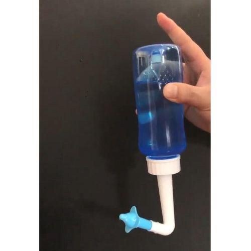 Neti Pot Sinus Rinse Bottle Nose Wash Cleaner 300ml Manual Valve