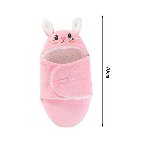 Newborn Swaddle Wraps Wrap Hat For Little Children Pink