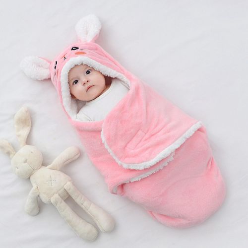 Newborn Swaddle Wraps Wrap Hat For Little Children Pink