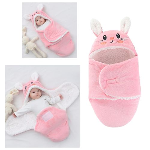Newborn Swaddle Wraps Wrap Hat For Little Children Pink