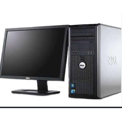 DELL Refurbished Complete Set Desktop CPU 2gb RAM 250GB HDD DUOCORE With Free WiFi Card-Black