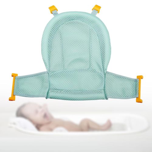 Baby Bath Cushion Pad Newborn Shower Mat Green