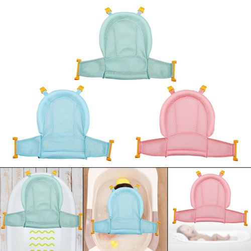 Baby Bath Cushion Pad Newborn Shower Mat Green
