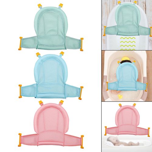Baby Bath Cushion Pad Newborn Shower Mat Green