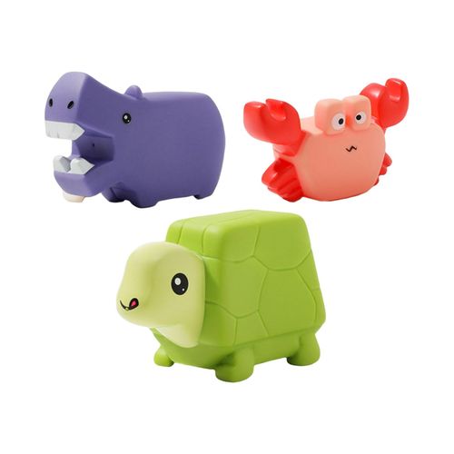 3x Little Animal Squirts Fun Bath Toys Pool Aquatic
