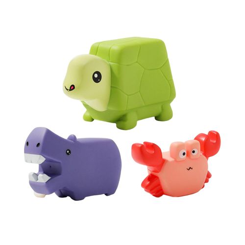 3x Little Animal Squirts Fun Bath Toys Pool Aquatic