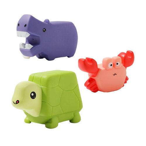 3x Little Animal Squirts Fun Bath Toys Pool Aquatic