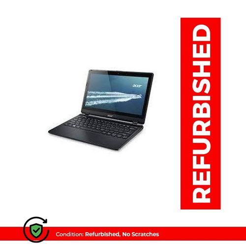 Acer Refurbished Travel Mate 12" 4GB Ram 128GB SSD Plus Bag &16 GB Flash Disk - Black