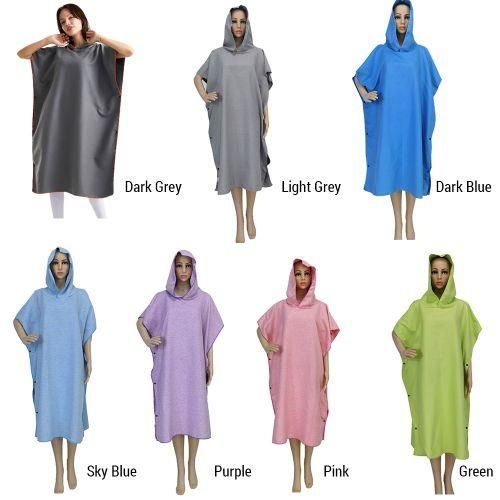 Adult Wearable Towel Robe With Hood QuickDrying