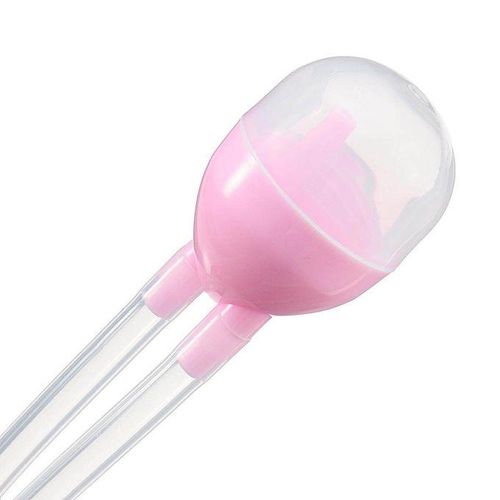 Baby Newborn Nasal Vacuum Mucus Suction Infant Nose Cleaner Pink (pink)