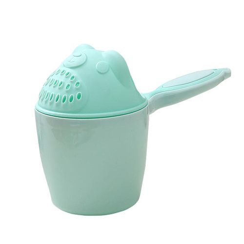Baby Spoon Shower Bath Water Swimming Bailer Shampoo Cup Children Bath Accessories New,Green NO5250