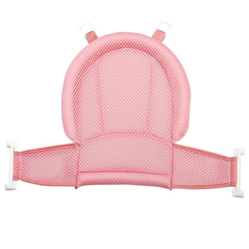 Baby Bath Mesh Shower Cushion T Type Adjustable Universal Bathtub Bracket Adjustable Baby Bath Seat New,Pink NO5250