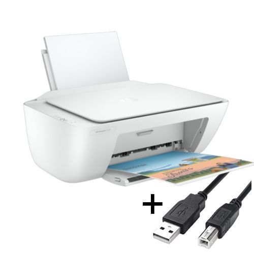 Hp Original 2320 Printer Scanner +Free USB Printer Cable - White