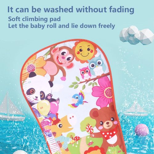 Musical Baby Gyms Play Mats Musical Activity Mat with Hanging Baby Toys for Boy or Girl Newborn Gifts