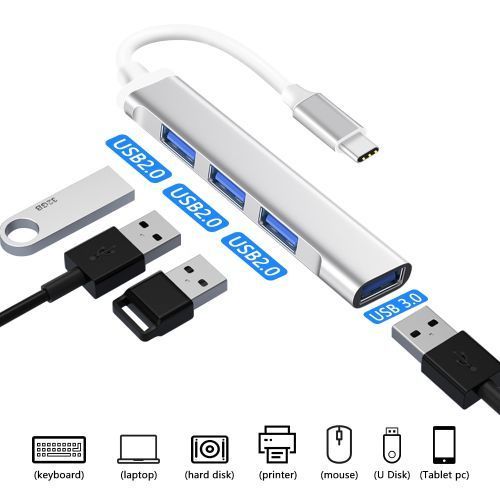 Type C USB 3.0 HUB  3.0 4 Port Multi Splitter Adapter