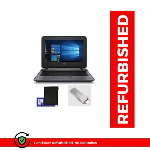 REFURBISHED Hp Probook 11 G2, 11'6 Core I3, 4gb Ram 500GB HDD With Free Pouche & 16gb Flash Disk - Black/Grey