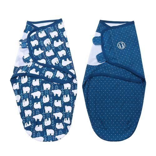 Insular Baby Swaddle Wrap Blanket 2 Pack Soft Cotton