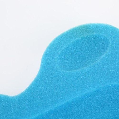 Infant Bath Sponge Cushion Comfy Baby Bath Mat Skid Proof Newborn Blue