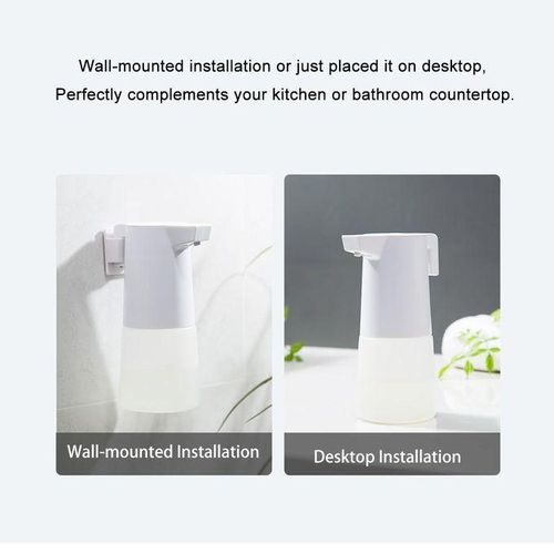 Automatic Foam Soap Dispenser Infrared Sensing Foam Soap Dispensers Touchless Smart Induction Foam Dispenser For Kitchen Bathroom 300ML Container