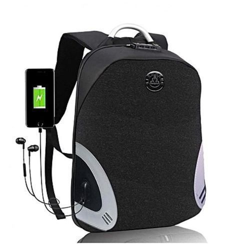 Anti-Theft Laptop Travel Bag - Black