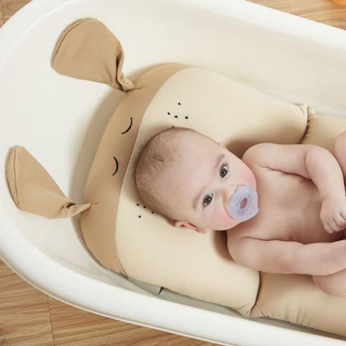 Cartoon Dog Baby Bath Tub Foldable Pad Chair Bathtub Seat Infant Support Cushion Mat NO5284