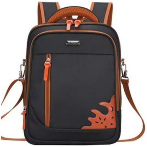 Anti-theft Laptop Backpack with Watch Design Of Bag May Vary- Black,Brown