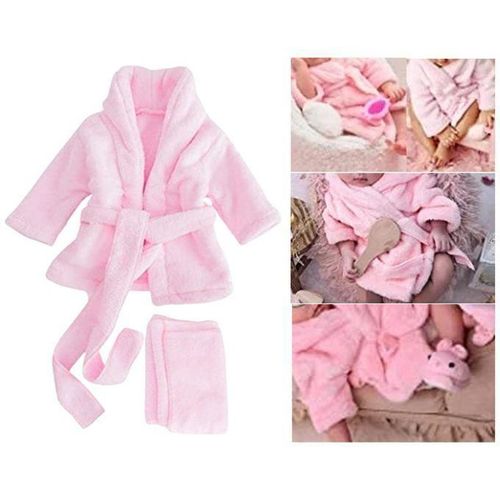 Soft Baby Photography Prop, Bathrobe Outfits, Robe Bath