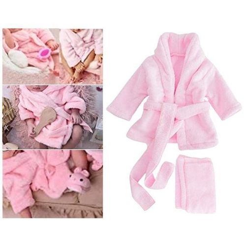 Soft Baby Photography Prop, Bathrobe Outfits, Robe Bath