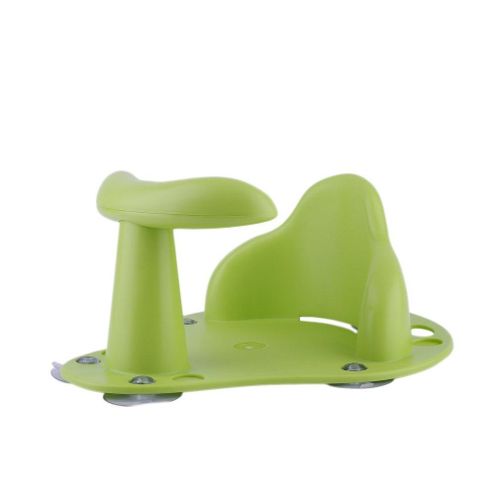 Baby Bath Seat Bottom Sucker Safe Cute Anti-slip Durable for Shower Bathing New,Green NO5115
