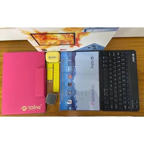 Idino Notebook 7 Android Tablet 10.1 512GB ROM  8GB RAM  10000mAh Dual Sim- Multicolor